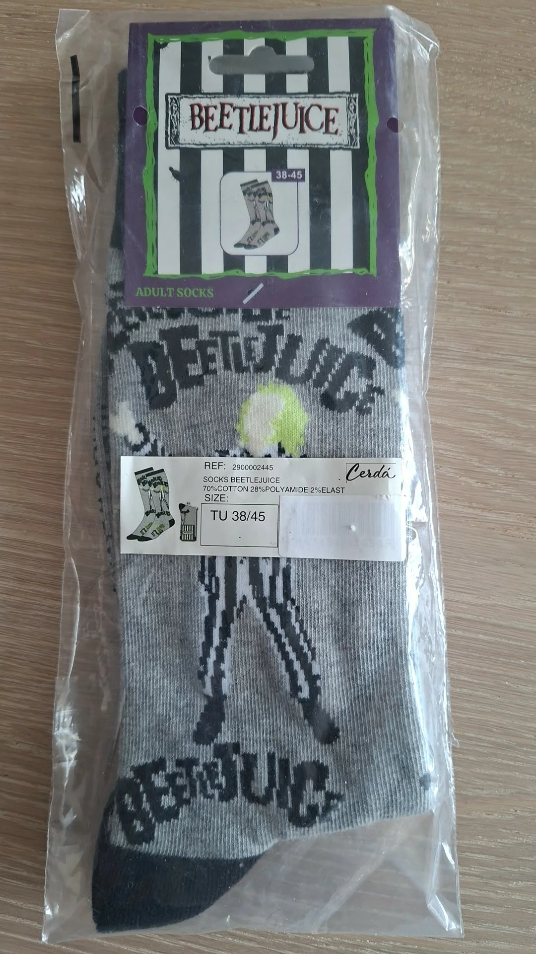Sokken Beetlejuice maat 38-45